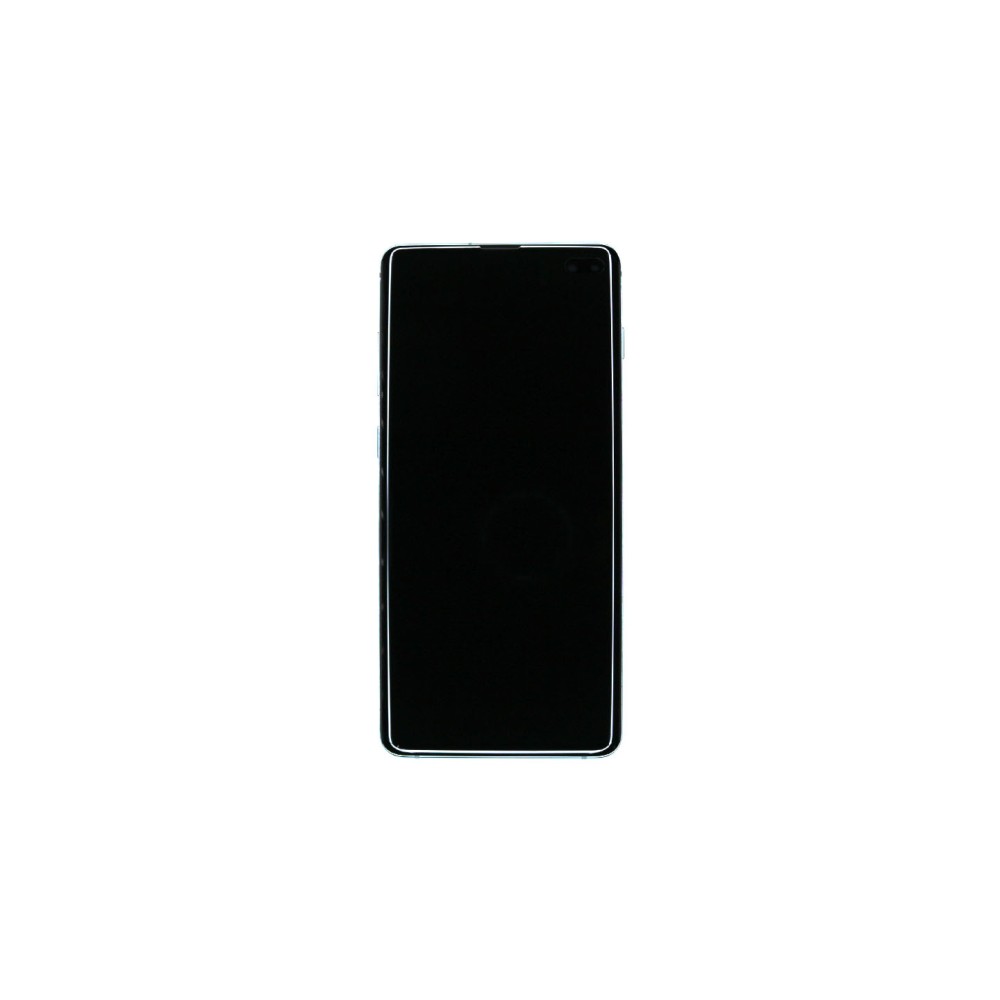Samsung Galaxy S10 Plus G975F Display And Digitizer With Frame Prism Green Service Pack