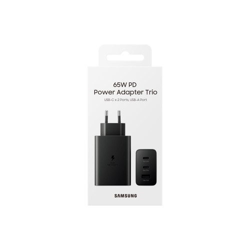 Samsung 65W Trio Power Adapter (EP-T6530NBEGEU) - Black
