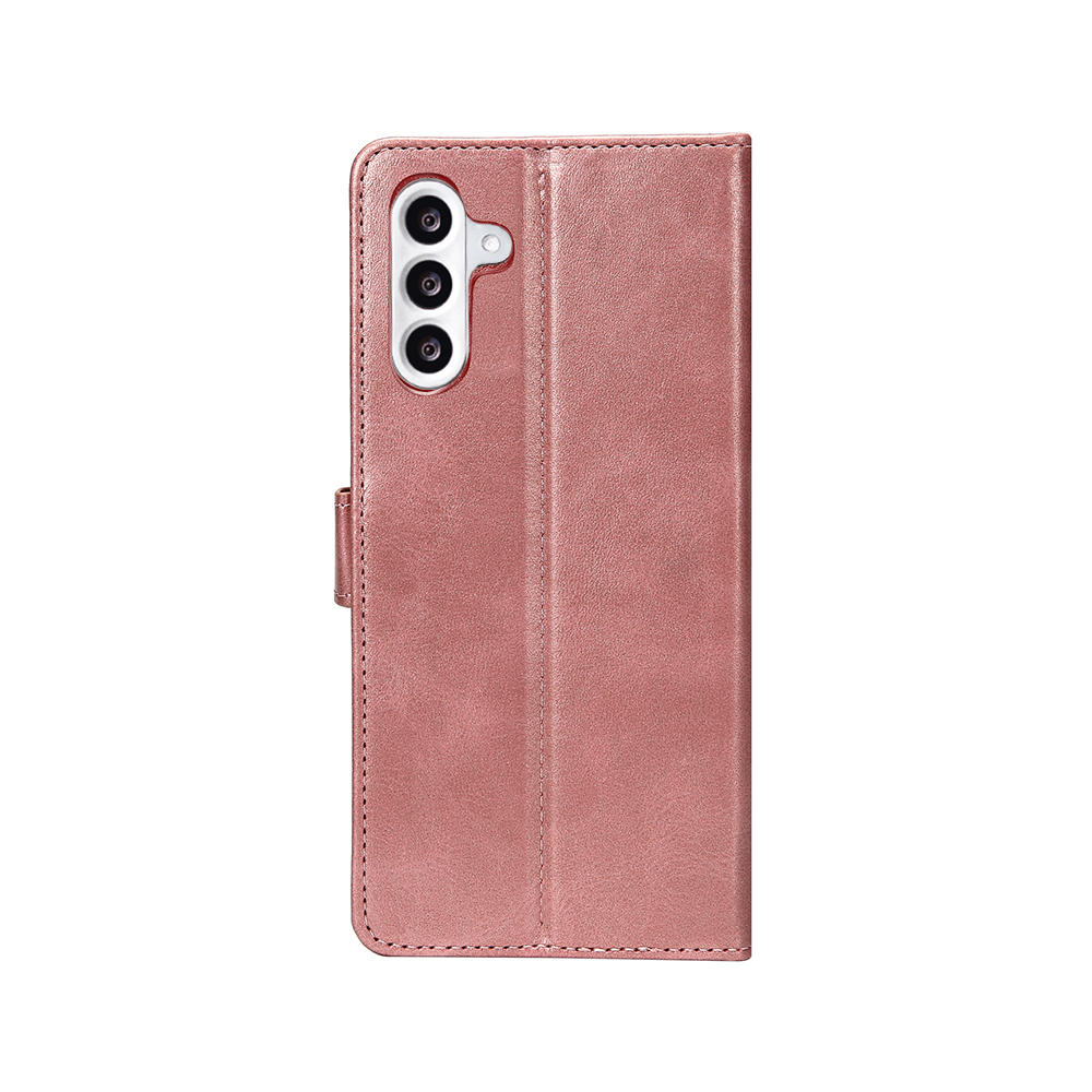 Rixus Bookcase For Samsung Galaxy A56 A566B Pink