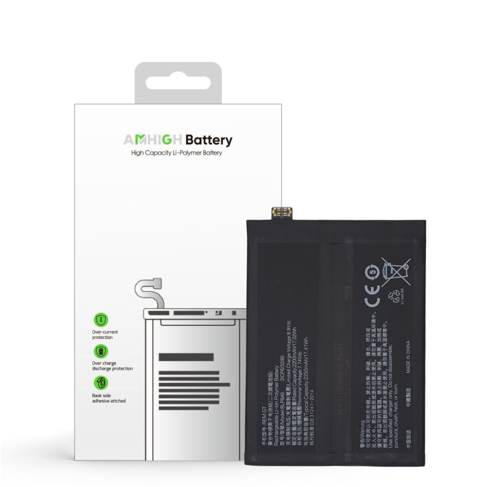Realme GT Battery BLP849 -2200mAh (AMHigh Premium)