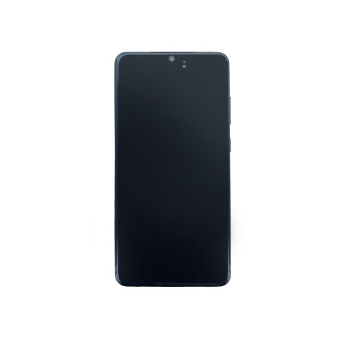 Samsung Galaxy S20 Ultra G988B Display And Digitizer With Frame No Camera Cosmic Black Service Pack