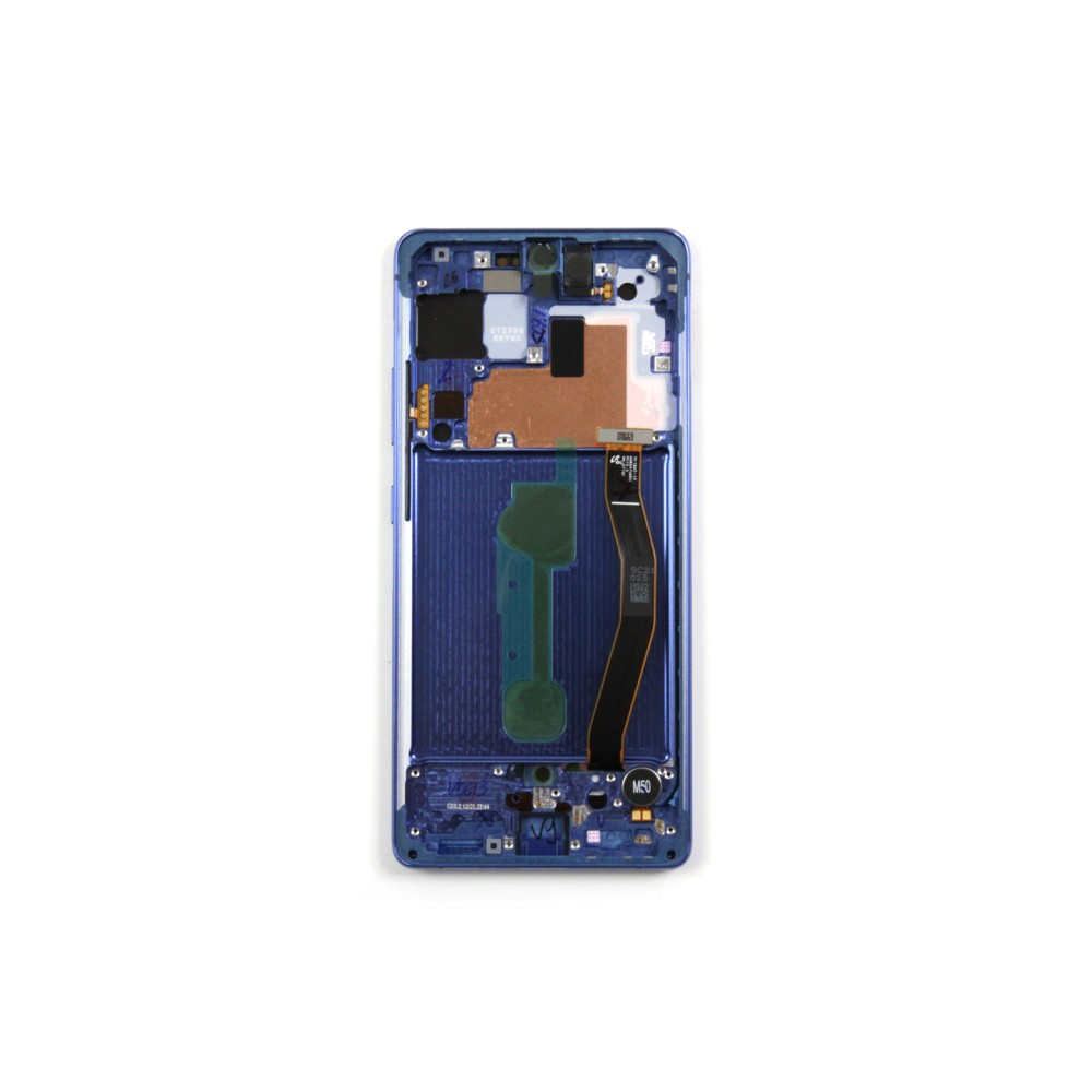 Samsung Galaxy S10 Lite G770F Display And Digitizer With Frame Prism Blue Service Pack