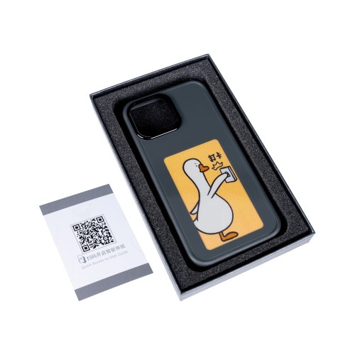 For iPhone 15 Smart Ink Phone Case Black