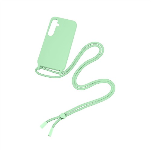 Rixus TPU Necklace Cord Cover For Samsung Galaxy A25 5G A256B Matcha