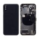 For iPhone X Complete Housing Incl All Small Parts Without Battery and Back Camera (Black)