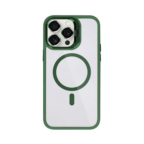 Rixus Classic 03 Case With MagSafe For iPhone 14 Pro Dark Green