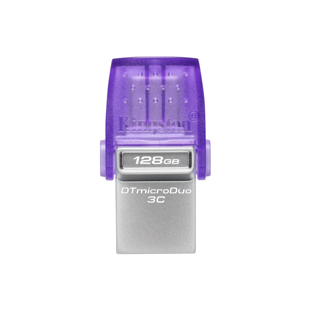 Kingston 128GB DataTraveler MicroDuo 3C 200MB/s Dual USB-A + USB-C Flash Drive
