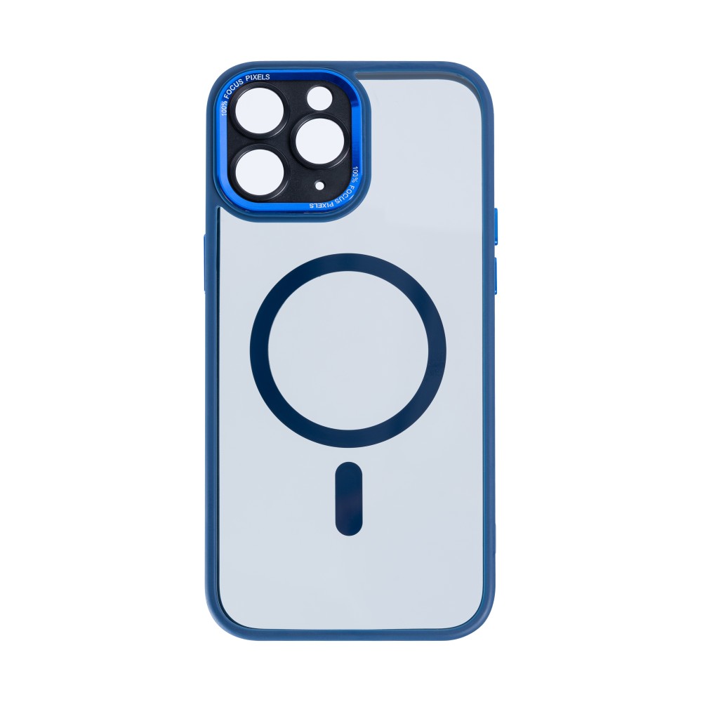 Rixus Classic 04 Case With MagSafe For iPhone 11 Pro Dark Blue
