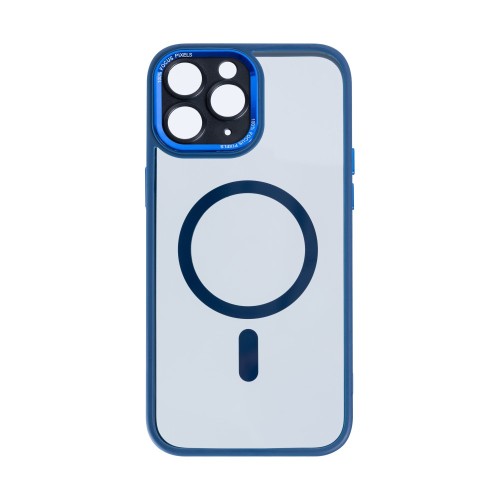 Rixus Classic 04 Case With MagSafe For iPhone 11 Pro Dark Blue