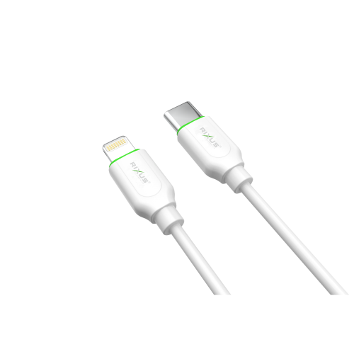 Rixus RX2023 Data Synch & Fast Charge 2M White