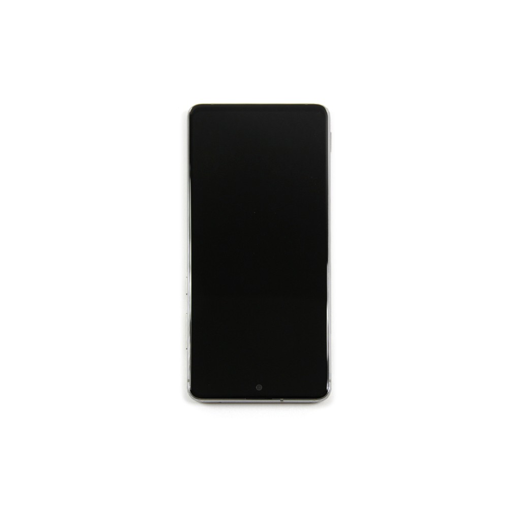 Samsung Galaxy Note 10 Lite N770F/DS Display And Digitizer With Frame Aura Glow Silver Service Pack