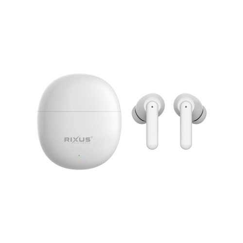 Rixus RXBT69A TWS Earbuds With Charging Case White