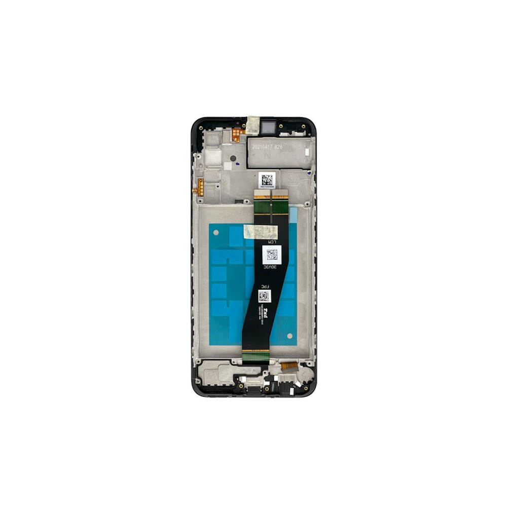 Samsung Galaxy A02s A025G Display And Digitizer With Frame Black (EU-Version) Service Pack