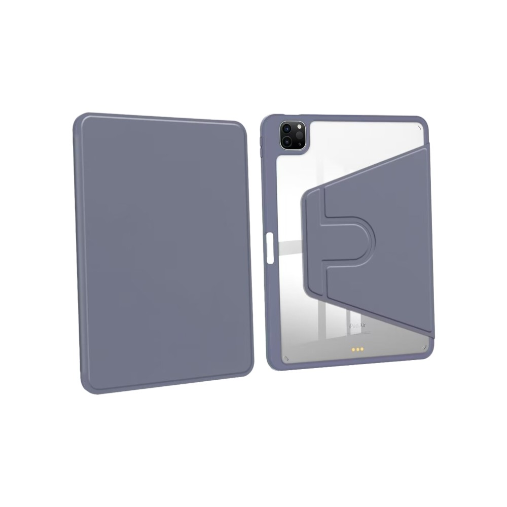 For iPad Pro 13 (2024) PU Leather Protective Case Lavender