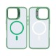 Rixus Classic 03 Case With MagSafe For iPhone 16 Pro Max Light Green