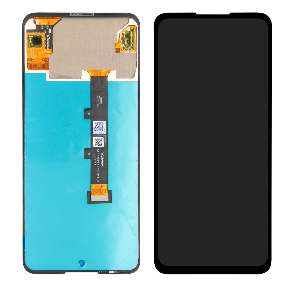Motorola Edge 20 Lite Display And Digitizer Without Frame Black OEM