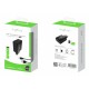 Rixus RX70B Dual USB And PD Charger With USB To Type-C Cable Black