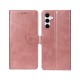 Rixus Bookcase For Samsung Galaxy S25 Plus S9360 Pink