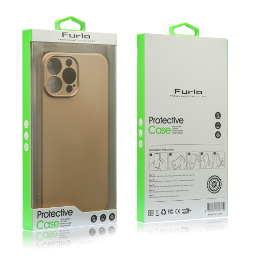 Furlo Protective Slim TPU Case For iPhone 14 Plus - Gold