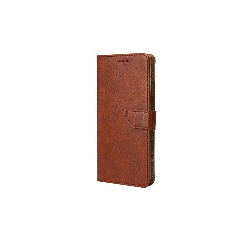 Rixus Bookcase For iPhone 15 Pro Max Brown