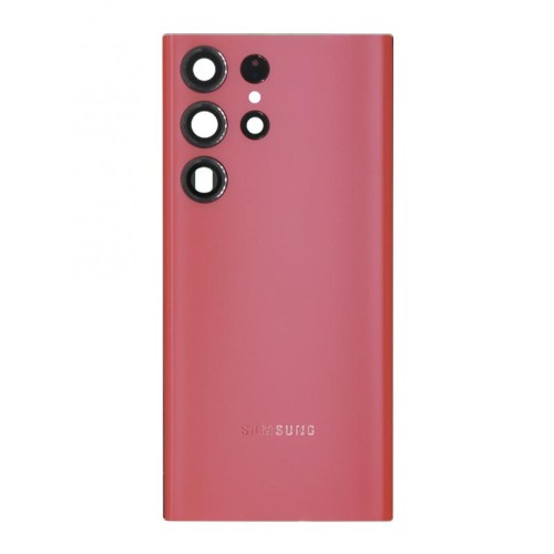 Samsung Galaxy S23 Ultra S918B Back Cover Red With Lens GH82-30400F Service Pack