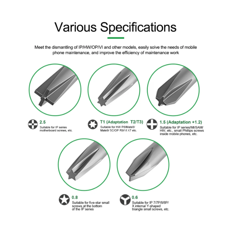 Relife RL-728A Strong Magnetic Screwdriver Set