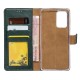 Rixus Bookcase For Samsung Galaxy A22 5G A226B Dark Green