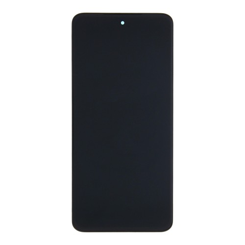 Motorola G84 5G Display And Digitizer With Frame Black Service Pack