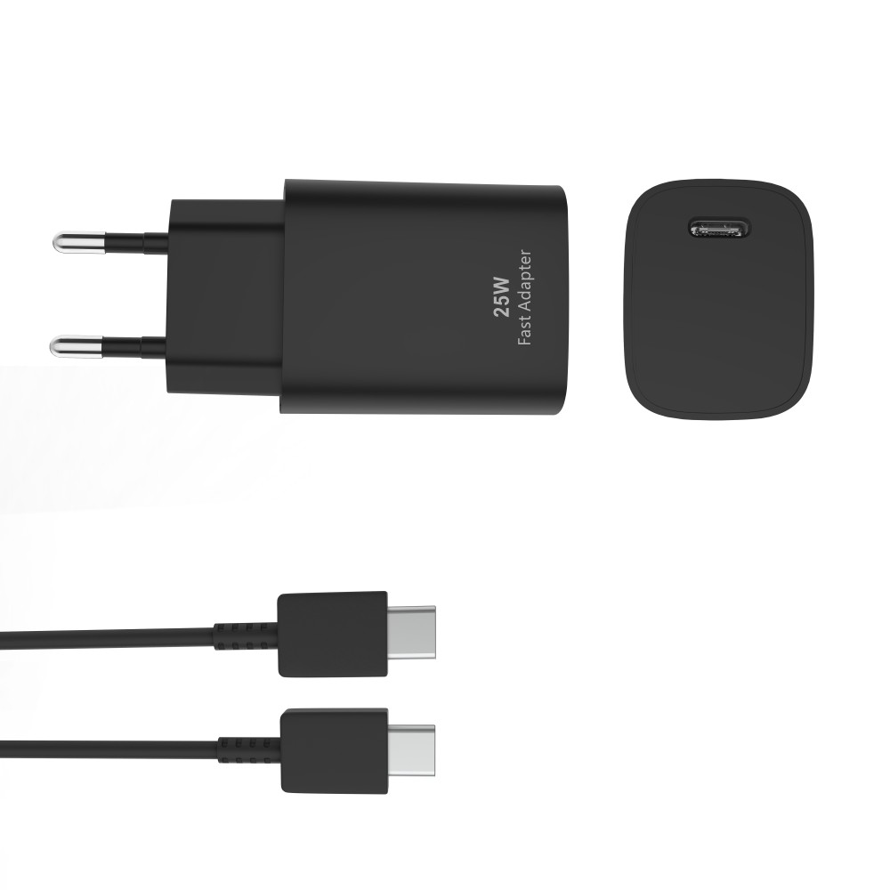 PD Adapter CH25W09 USB-C To USB-C 25W Black