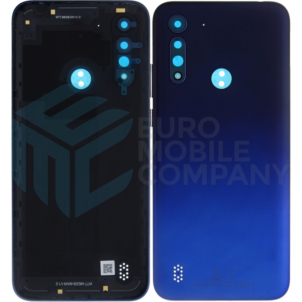 Motorola Moto G8 Power Lite (XT2055) Back Cover Royal Blue Without Lens 5S58C16764 Service Pack