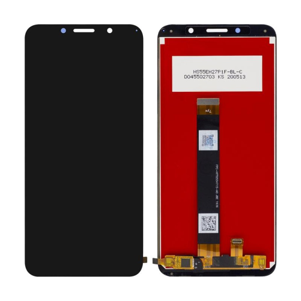 Motorola E6 Play Display + Digitizer Complete - Black
