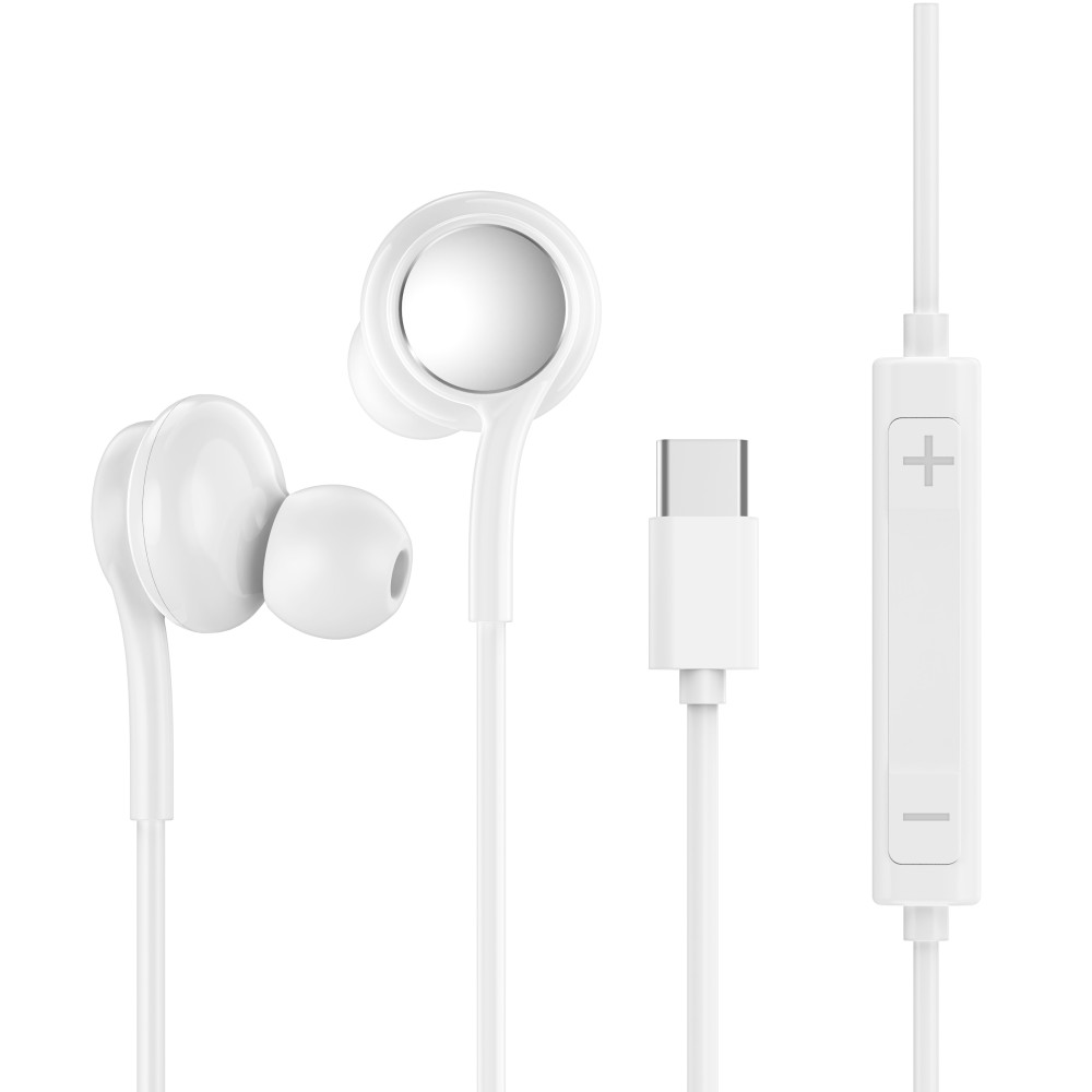 Pop-Up In-Ear Type-C Wired Earphone ER02 White