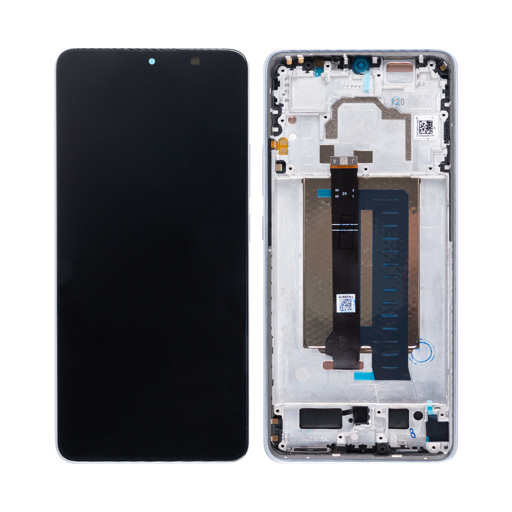 Xiaomi Poco X6 Pro, Redmi K70E Display And Digitizer With Frame White OEM