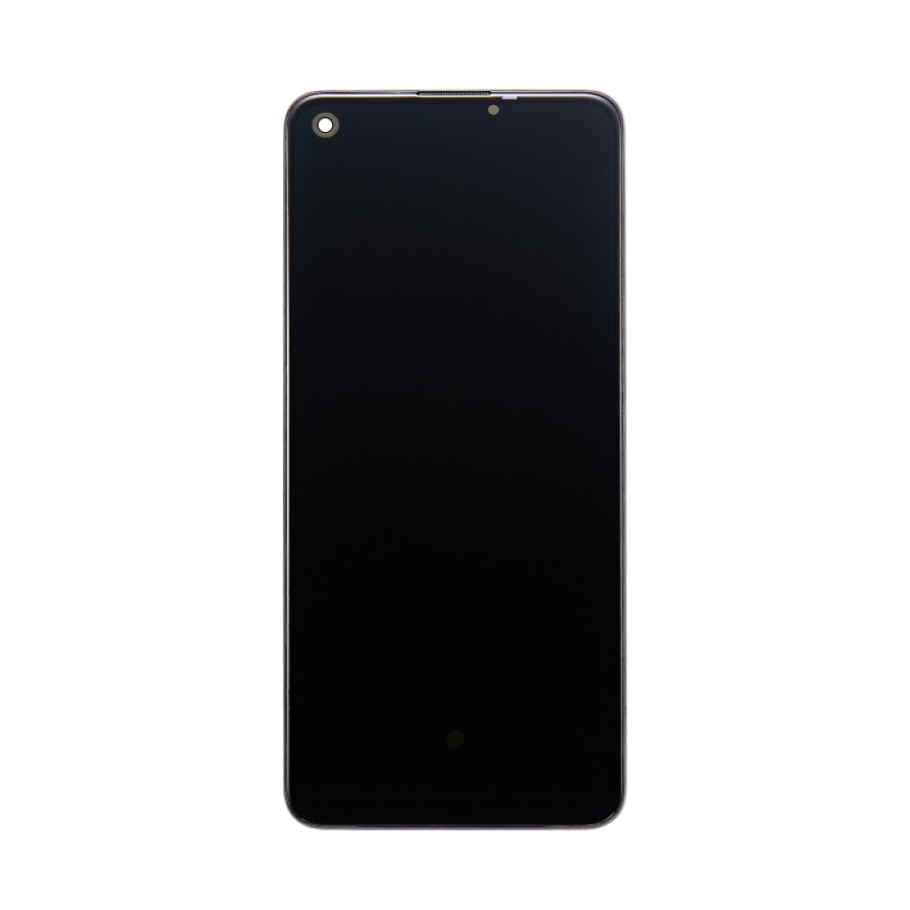 Oppo A74 4G CHP2219, F19 Display And Digitizer With Frame Prism Black Soft-OLED