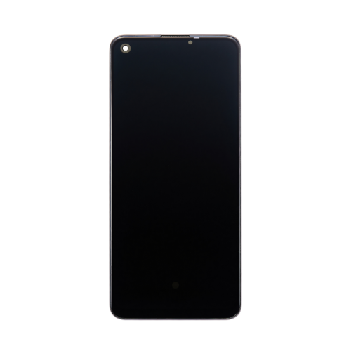 Oppo A74 4G CHP2219, F19 Display And Digitizer With Frame Prism Black Soft-OLED