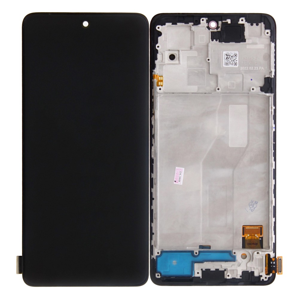 Xiaomi Redmi Note 10 Pro 4G (M2101K6G) Display And Digitizer With Frame Onyx Grey Soft-OLED