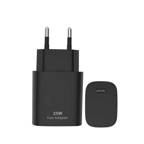 Fast Charging Travel Adapter USB-C CH775 25W Black
