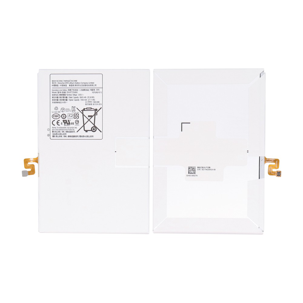 Samsung Galaxy Tab S6 Lite (SM-P610/SM-P615) Galaxy Tab S6 (SM-T860/SM-T865) Battery EB-BT725ABU - 7040mAh