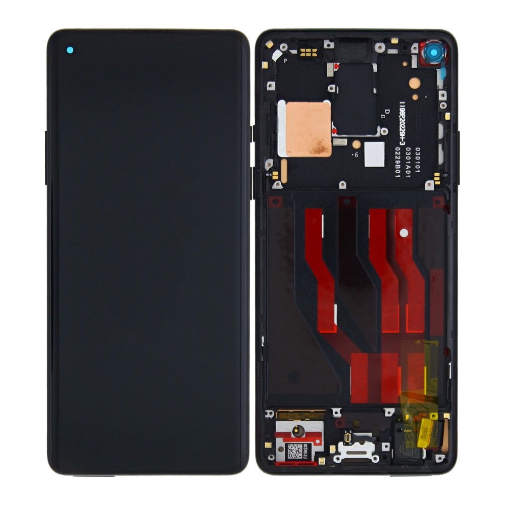 OnePlus 8 (IN2010) Display complete + Frame (2011100172) - Onyx Black