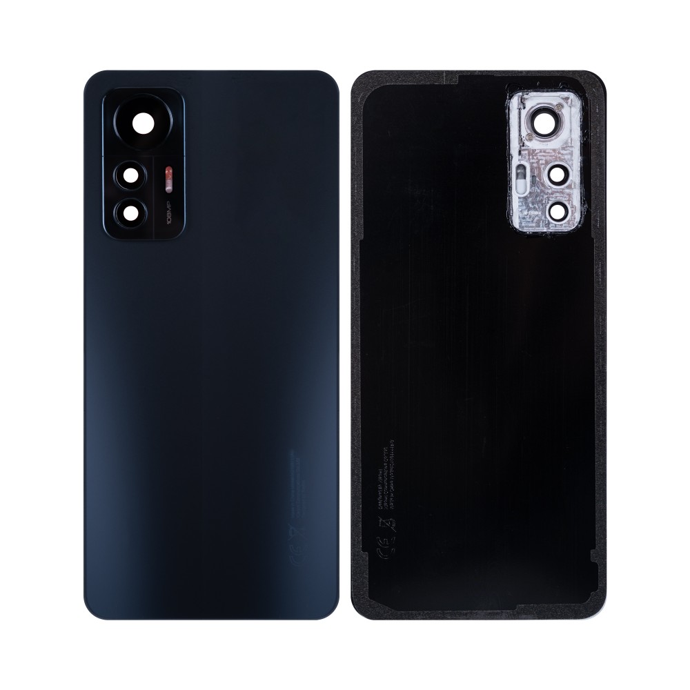 Xiaomi 12 Lite (2203129G) Back Cover Black With Lens Service Pack