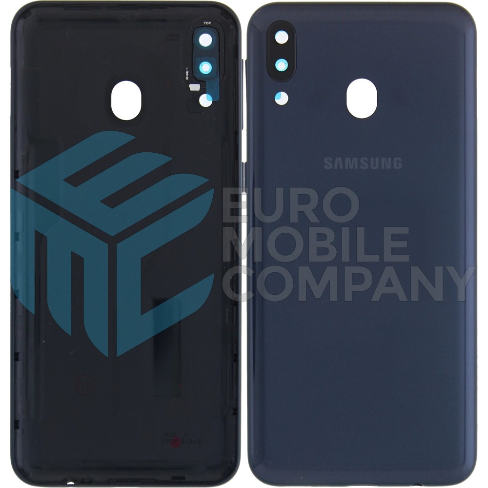 Samsung Galaxy M20 M205F Back Cover Charcoal Black With Lens OEM