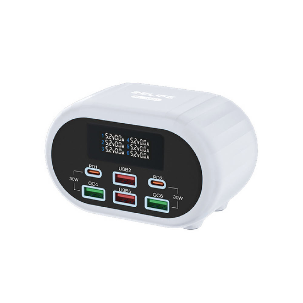Relife RL-309U intelligent Smart 6-Port Charger