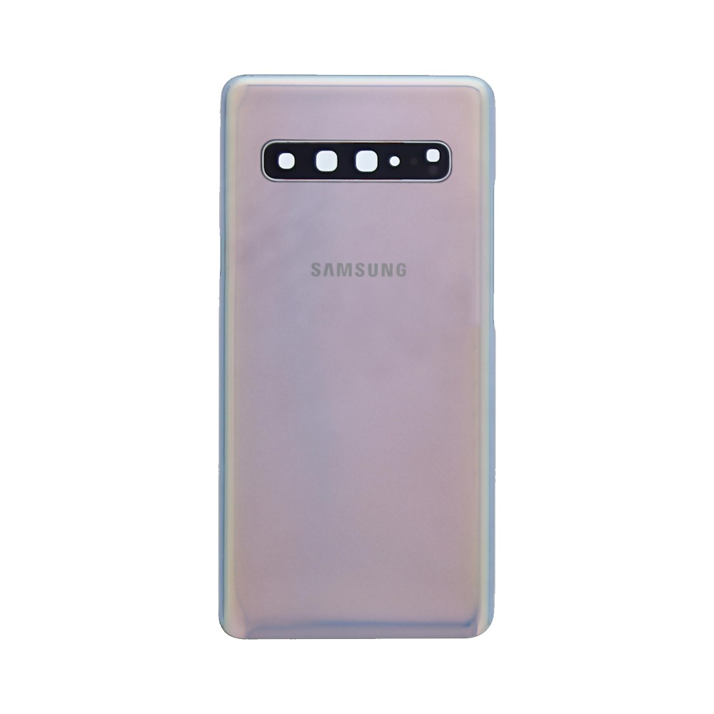Samsung Galaxy S10 5G G977B Back Cover Crown Silver With Lens OEM