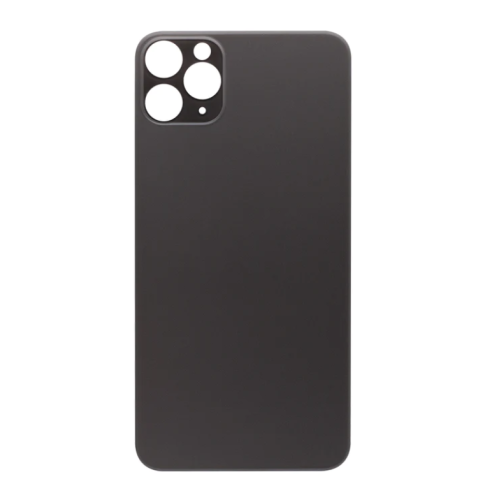 For iPhone 11 Pro Max Extra Glass Black (Enlarged Camera Frame)