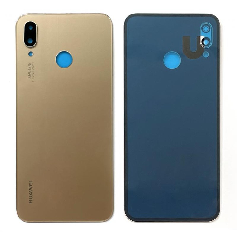 Huawei P20 Lite (ANE-L21) Back Cover Platinum Gold With Lens + Fingerprint 02351WTG Service Pack