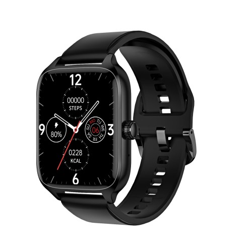 Rixus RXSW24 Full Touch Screen For Smart Watch 1.7'' Black