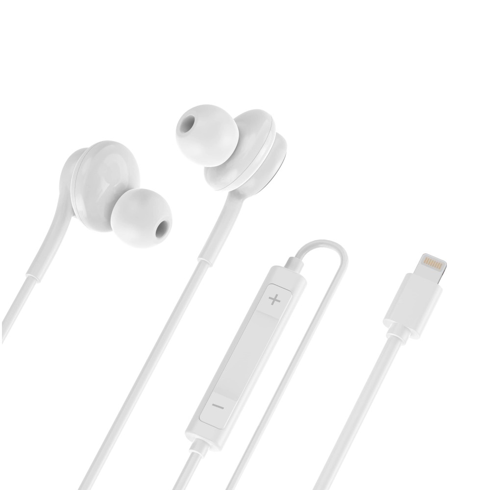 Pop-Up In-Ear Lightning Wired Earphone ER01 White