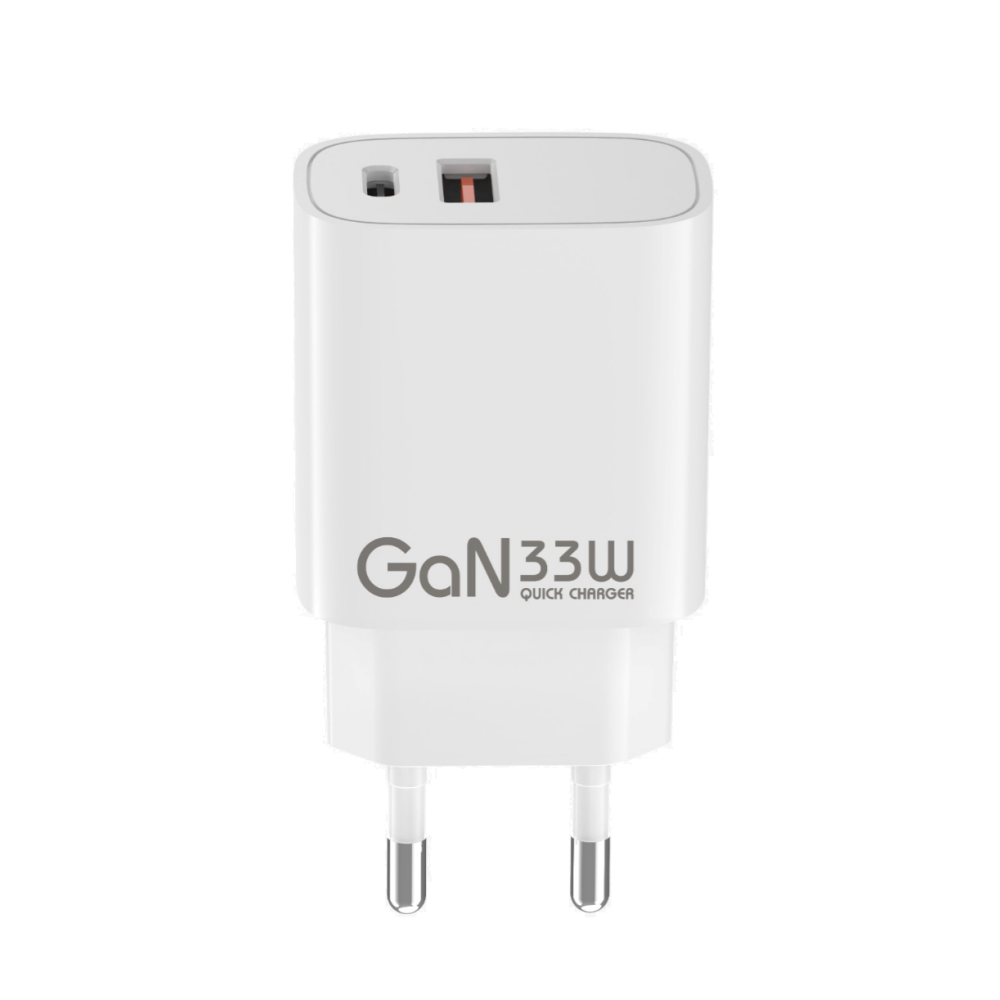 PD Quick GaN Adapter CH33W USB-A To USB-C 33W White