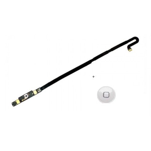 iPad 4 Home Button Flex - White