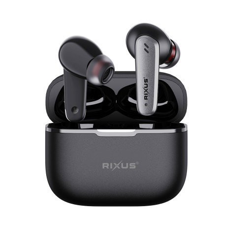 Rixus RXBH33 HIFI Sound Earbuds Wireless Headset Black